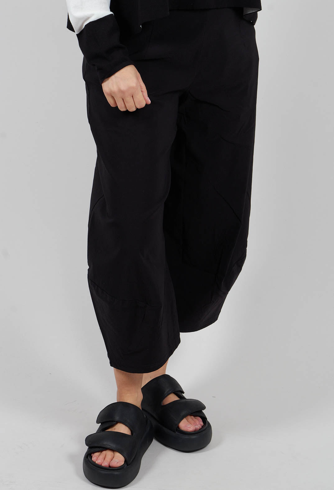Pull On Trousers in Black - 3440126