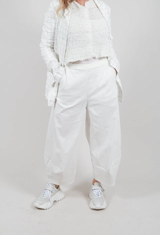 Pull On Trousers in Off White - 3440126