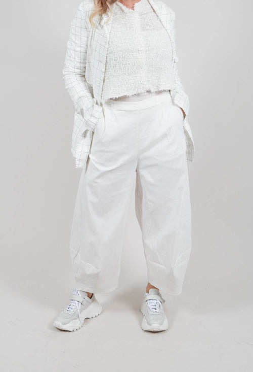 Pull On Trousers in Off White - 3440126