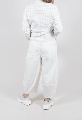 Pull On Trousers in Off White - 3440126