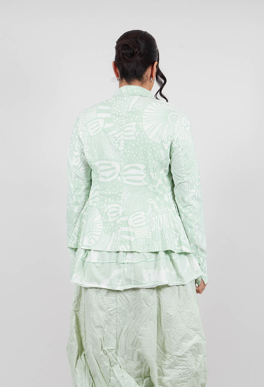 Tailored Jacket in Lime Print - 3441107