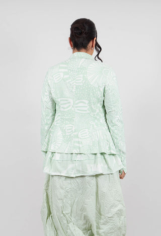 Tailored Jacket in Lime Print - 3441107