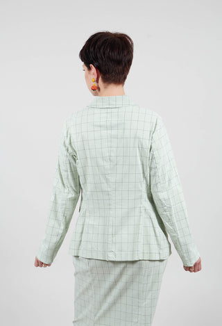 Tailored Jacket in Lime Check - 3441107