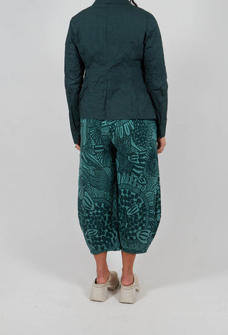 Pull On Balloon Trousers in Tree Print - 3440109