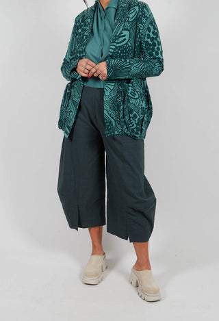 Pull On Balloon Trousers in Tree Check - 3440109