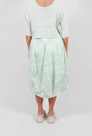 Balloon Skirt in Lime Print - 3440313