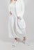 Balloon Skirt in Off White Check - 3440313