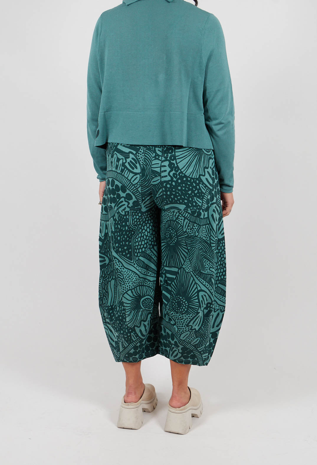 Balloon Trousers in Tree Print - 3440114