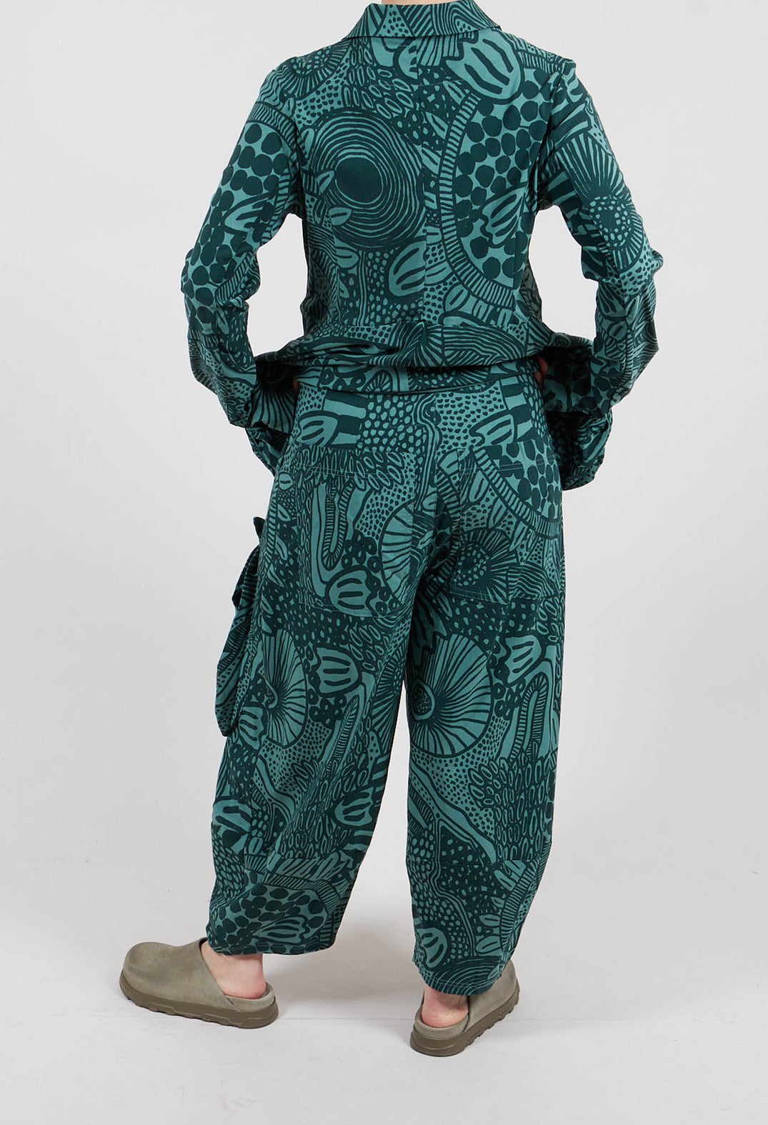 Balloon Trousers in Tree Print - 3440114