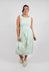 Balloon Dress in Lime Print - 3440916