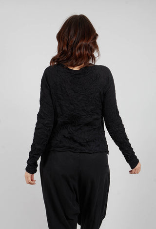 Fine Knit Cardigan in Black - 3467103
