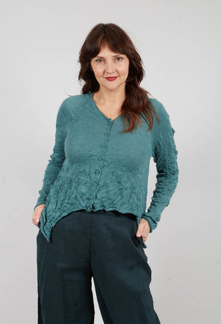 Fine Knit Cardigan in Grass - 3467103