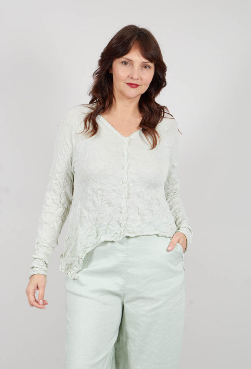 Fine Knit Cardigan Lime - 3467103