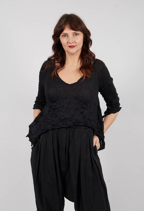 Fine Knit Jumper in Black - 3460706