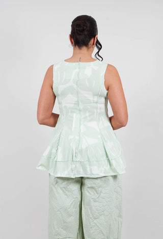 Sleeveless Top in Lime Print - 3470802