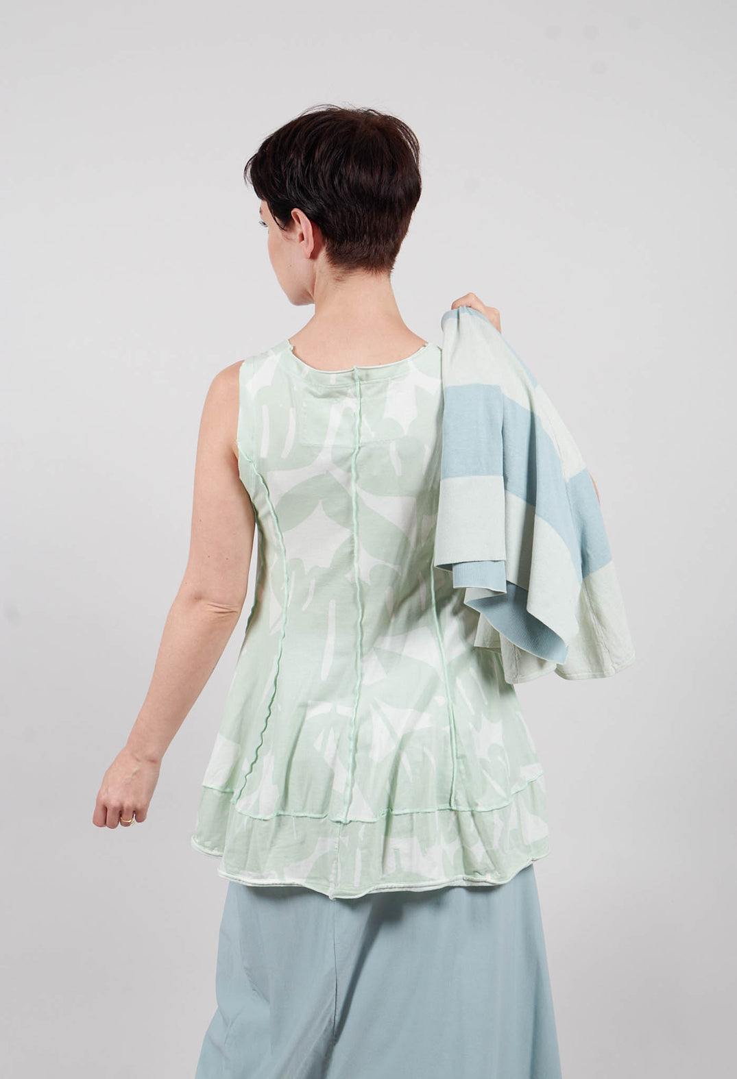 Sleeveless Top in Lime Print - 3470802