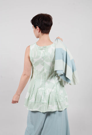 Sleeveless Top in Lime Print - 3470802