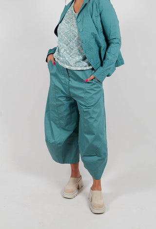 Tulip Hem Trousers in Grass - 3490103