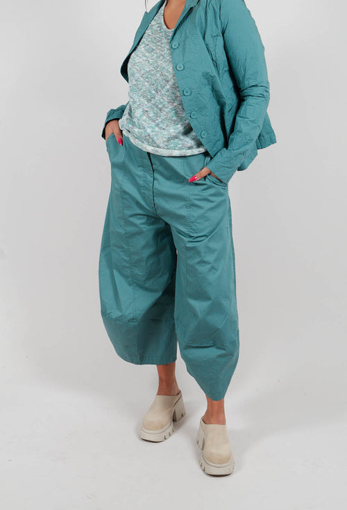 Tulip Hem Trousers in Grass - 3490103