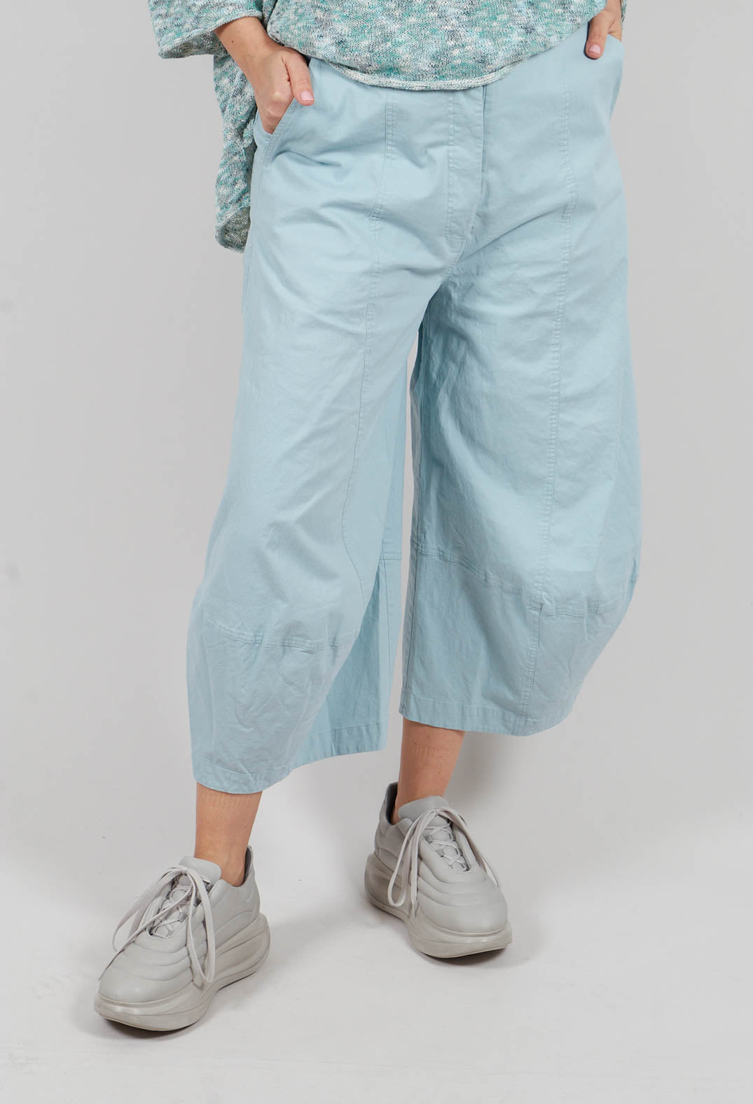 Tulip Hem Trousers in Mint - 3490103