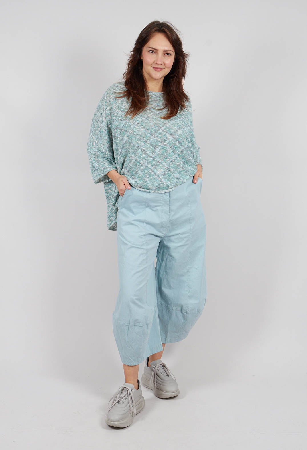 Tulip Hem Trousers in Mint - 3490103