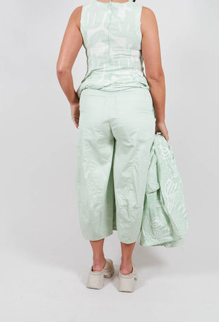 Tulip Hem Trousers in Lime - 3490103