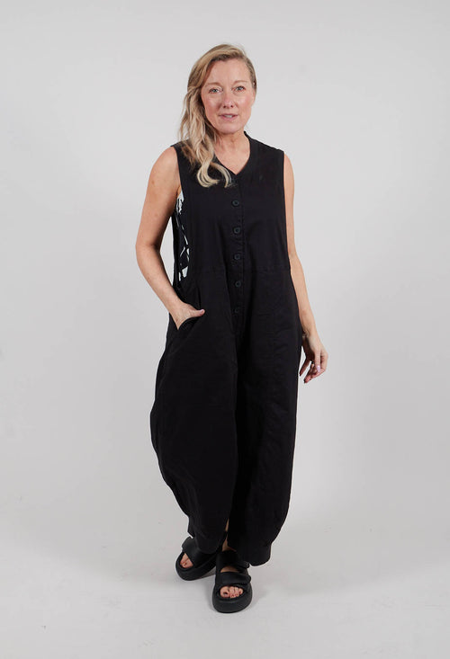 Sleeveless Jumpsuit in Black - 3491304