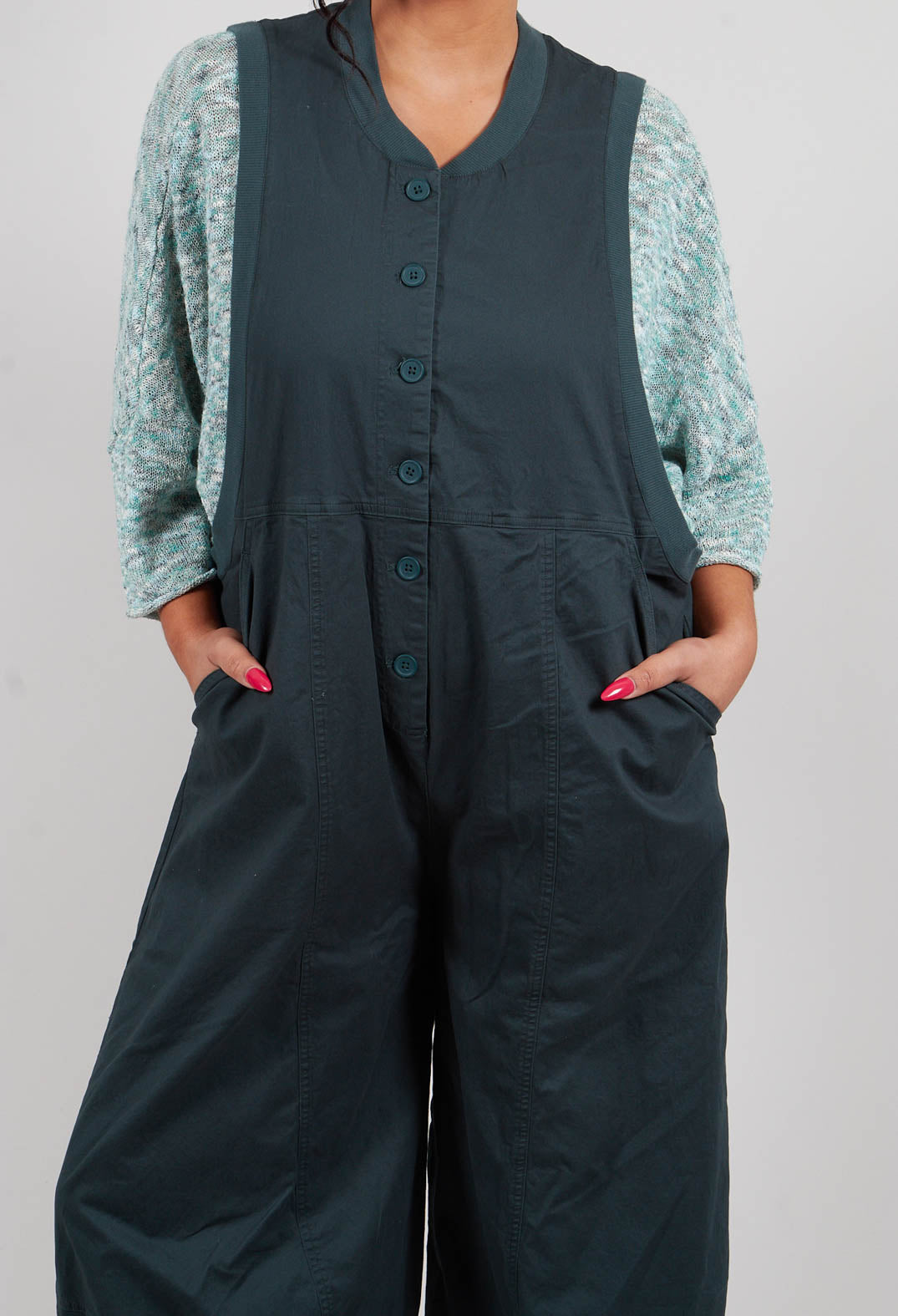 Sleeveless Jumpsuit in Tree - 3491304
