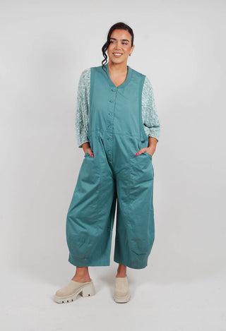 Sleeveless Jumpsuit in Grass - 3491304