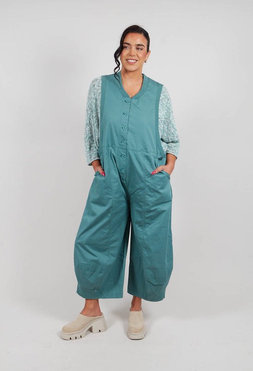 Sleeveless Jumpsuit in Grass - 3491304