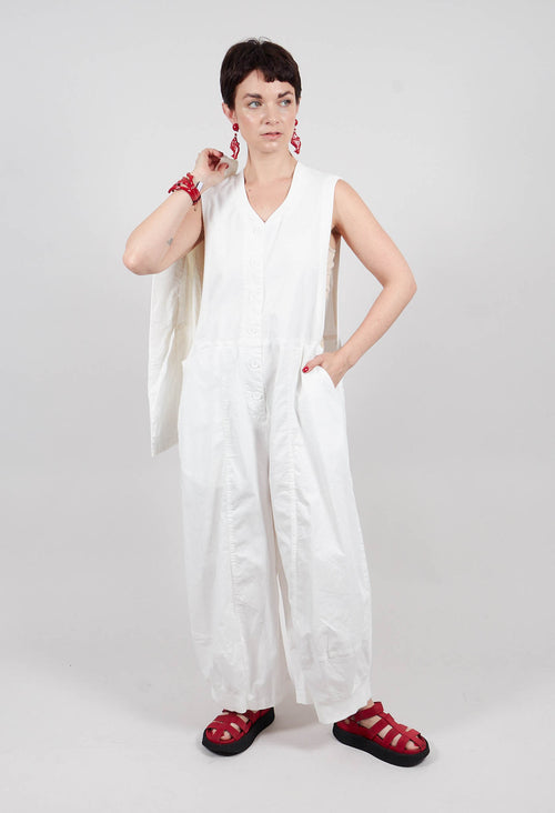 Sleeveless Jumpsuit in Off White - 3491304