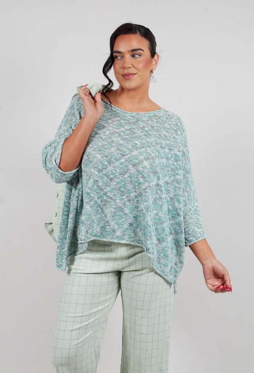 Lightweight Jumper in Tree Mint Multicolour - 3560704