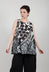 Sleeveless Top in Black Print - 3600802