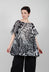 Lightweight Top in Black Print - 3600505