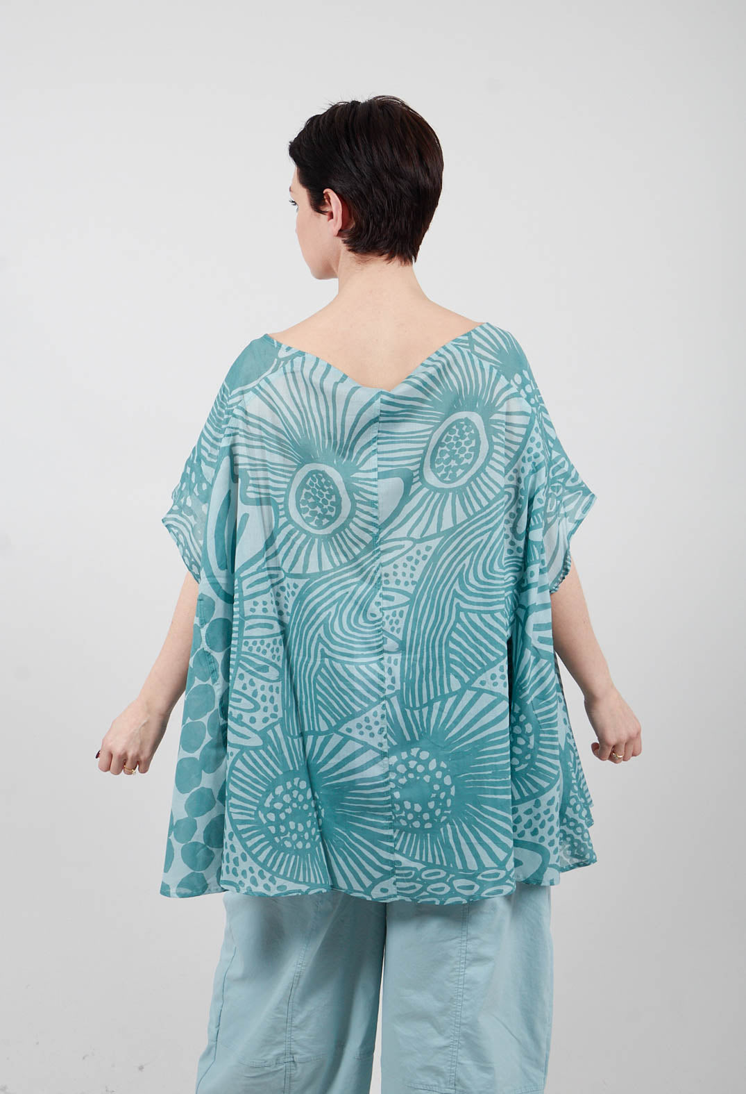 Lightweight Top in Grass Print - 3600505