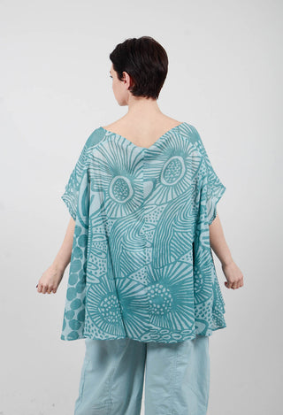 Lightweight Top in Grass Print - 3600505