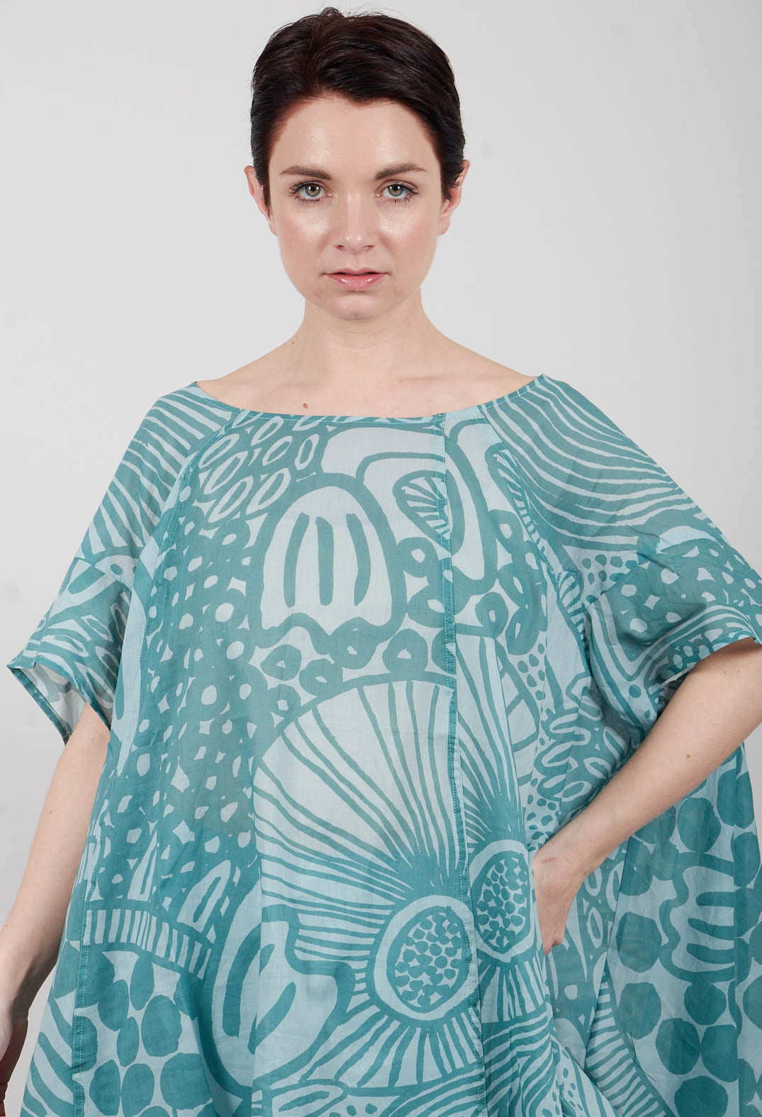 Lightweight Top in Grass Print - 3600505