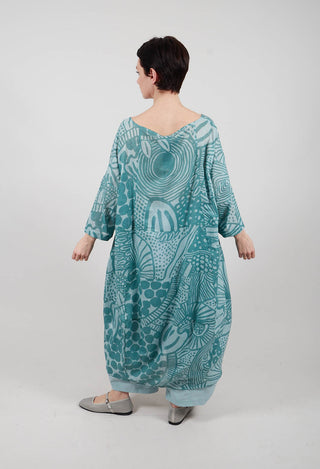 Lightweight Dress in Grass Print - 3600906