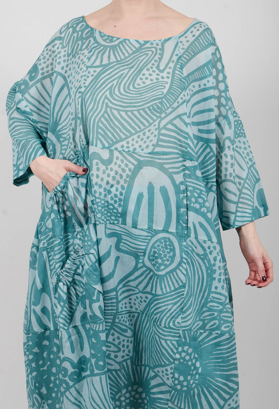 Lightweight Dress in Grass Print - 3600906