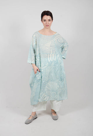 Lightweight Dress in Mint Lime Print - 3600906