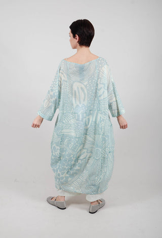 Lightweight Dress in Mint Lime Print - 3600906
