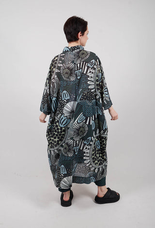 Long Shirt Dress in Multicolour - 3600907
