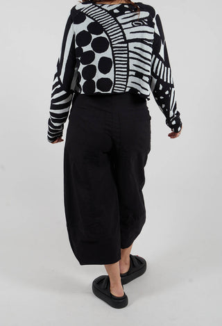 Pull On Balloon Trousers in Black - 3630109