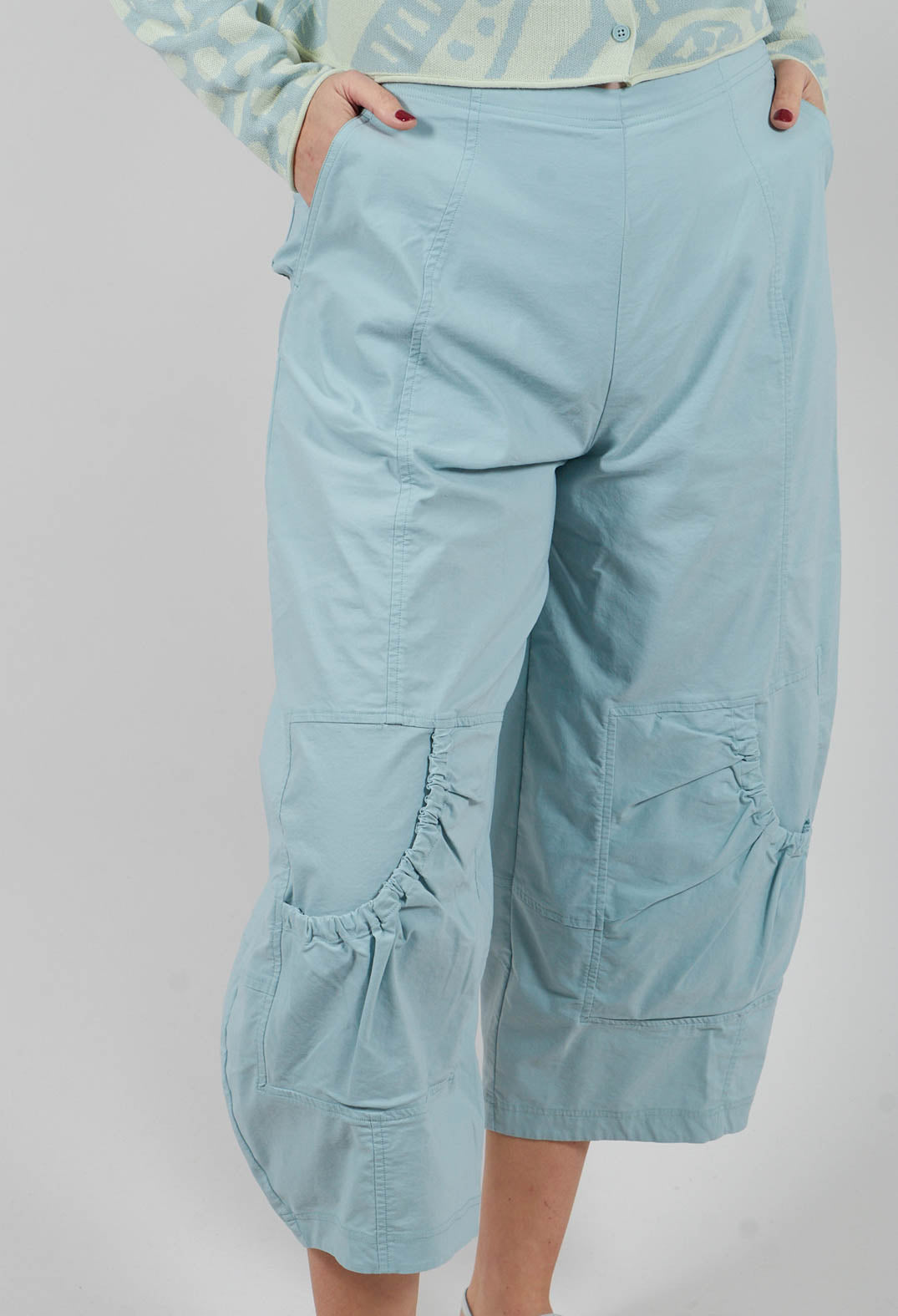 Pull On Balloon Trousers in Mint - 3630109