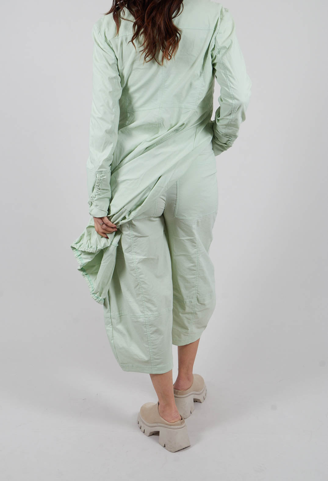 Pull On Balloon Trousers in Lime - 3630109
