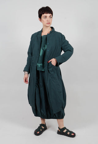 Tulip Hem Coat in Tree - 3631211