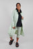Tulip Hem Coat in Lime - 3631211
