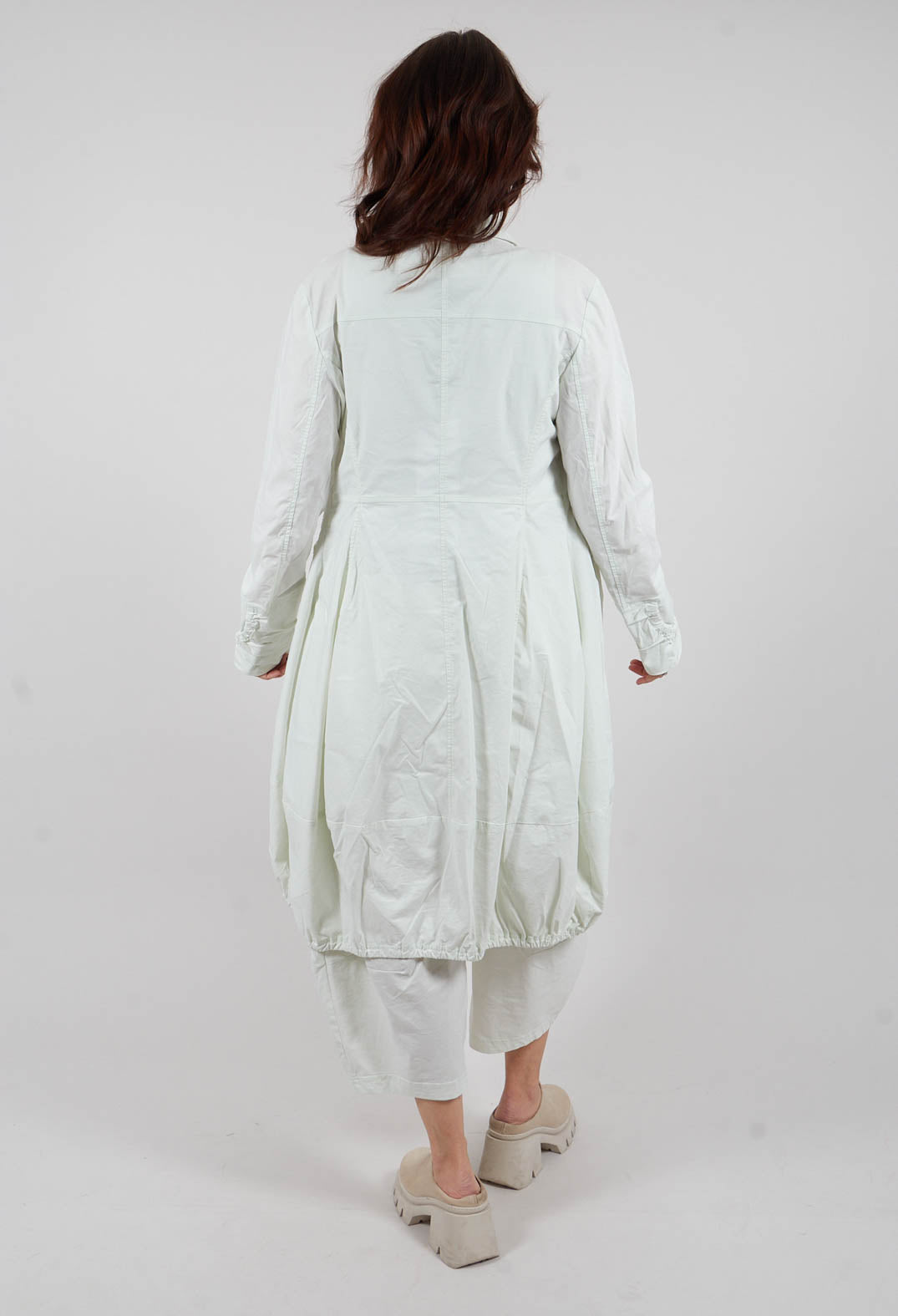 Tulip Hem Coat in Salina - 3631211