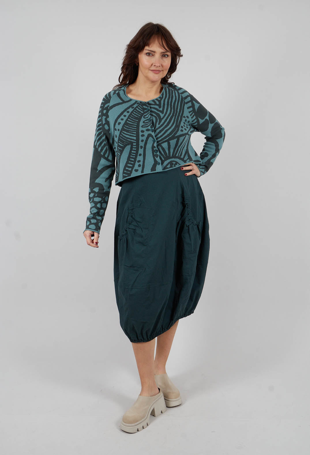 Pull On Balloon Skirt in Tree - 3630312