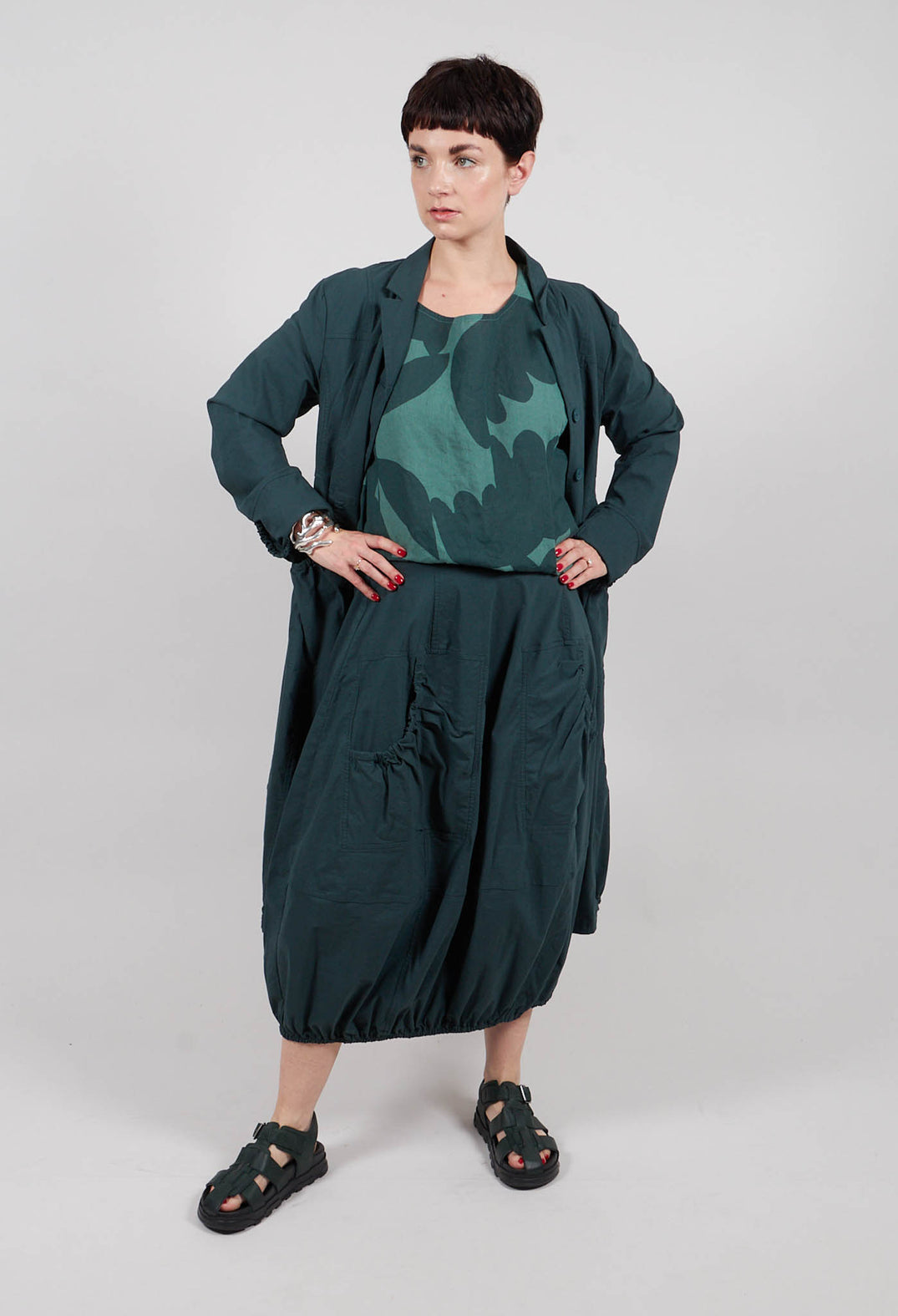 Pull On Balloon Skirt in Tree - 3630312